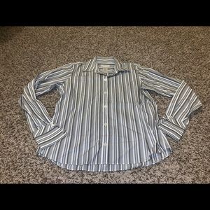 Liz Claiborne Sport Womens Striped Button Down 4P